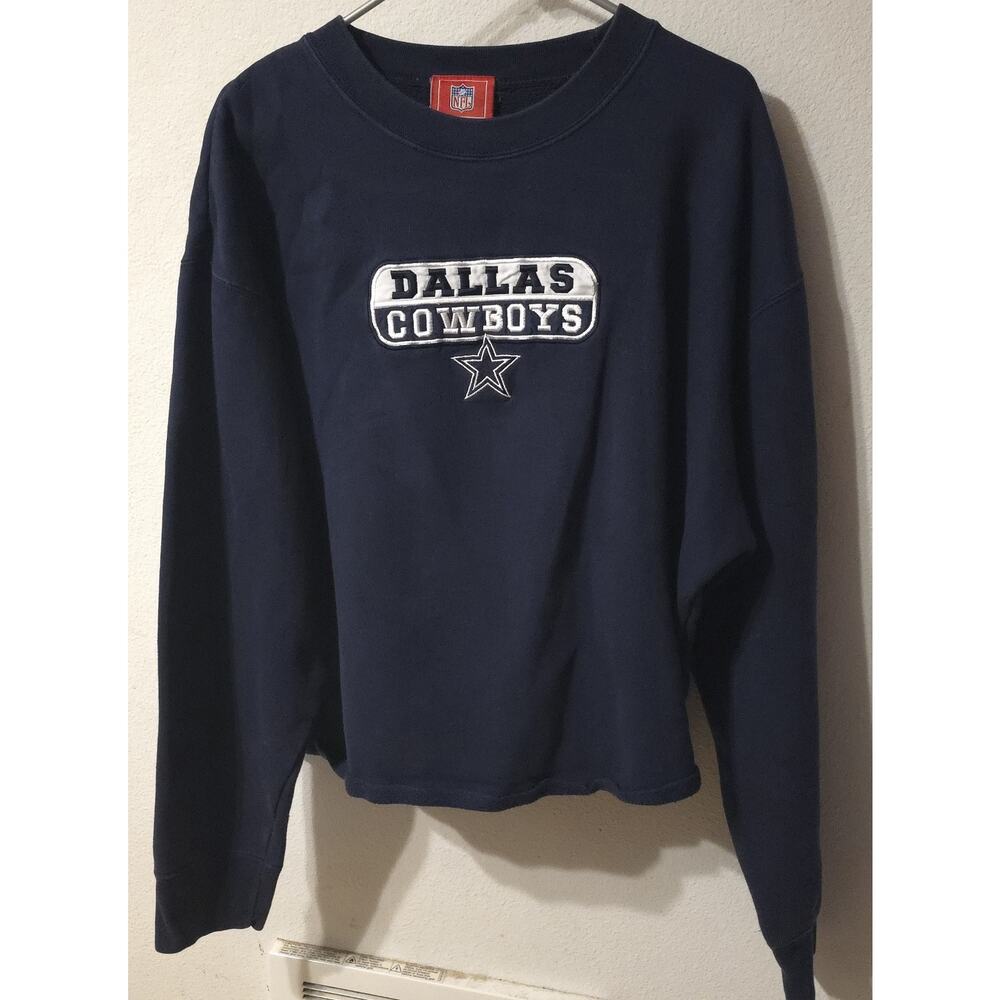 DALLAS COWBOYS Women's Embroidered Sweatshirt Sz XXL NFL Football Team Apparel